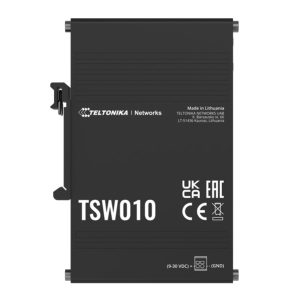 Teltonika-TSW010000000-Teltonika TSW010 DIN Rail Ethernet Switch