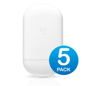 Ubiquiti-Loco5AC-5-Ubiquiti NanoStationAC - 5GHz airMax AC Radio - 5 Pack,450+ Mbps Throughput