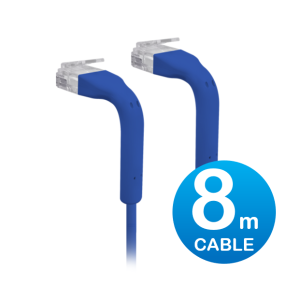 Ubiquiti-U-CABLE-PATCH-8M-RJ45-BL-UniFi Patch Cable 8m Blue