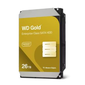 Western Digital-WD261KRYZ-Western Digital WD Gold Enterprise Class SATA HDD - 26TB 3.5" SATA 6Gb/s 7200RPM 512MB 291MB/s 5yrs warranty