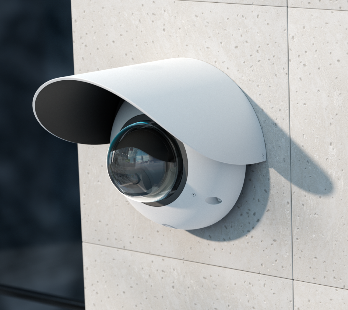 Ubiquiti | Ubiquiti G6 Dome Camera Weather Shield, White, G6 Dome Camera Accessory, Optimal image Quality, Protection Elements, Installed Outdoors, Wall, Pole. | UACC-G6-Dome-WS-W - Image 3