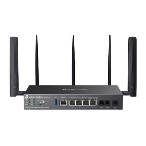 TP-LINK-DR3650v-4G-TP-Link DR3650v-4G Omada 4G+ Cat6 AX3000 Wi-Fi 6 Gigabit Desktop DSL Gateway