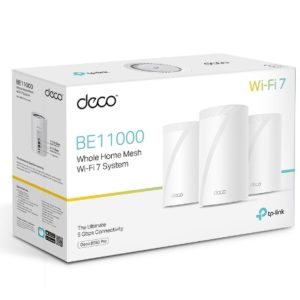 TP-LINK-Deco BE65 Pro(3-pack)-TP-Link Deco BE65 Pro(3-pack) BE11000 Whole Home Mesh WiFi 7 System
