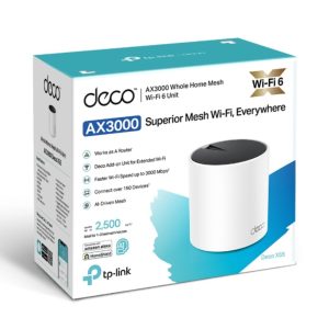 TP-LINK-Deco X55(1-pack)-TP-Link Deco X55(1-pack) AX3000 Whole Home Mesh WiFi 6 Router