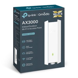 TP-LINK-EAP650-Outdoor-TP-Link EAP650-Outdoor Omada AX3000 Indoor/Outdoor WiFi 6 Access Point