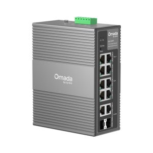 TP-LINK-IES210GPP-TP-Link IES210GPP Omada 10-Port Gigabit Industrial Easy Managed Switch with 6-Port PoE+ and 2-Port PoE++