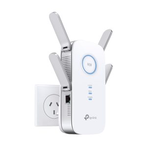 TP-LINK-RE650-TP-Link RE650 AC2600 2600Mbps Wi-Fi Range Extender 800Mbps@2.4GHz 1733Mbps@5GHz 1x1Gbps LAN 4xAntennas 4×4 MU-MIMO Beamforming Access Point Mode