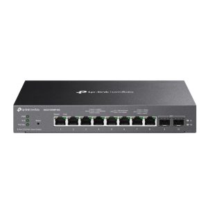 TP-LINK-SG2210XMP-M2-TP-Link SG2210XMP-M2 Omada 8-Port 2.5GBASE-T and 2-Port 10GE SFP+ Smart Switch with 8-Port PoE+