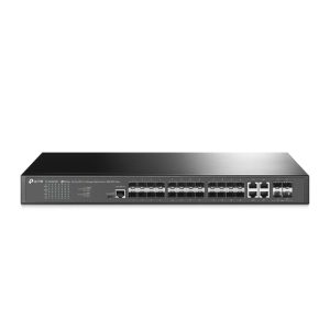 TP-LINK-SG3428XF-TP-Link SG3428XF Omada 24-Port SFP L2+ Managed Switch with 4 10GE SFP+ Slots