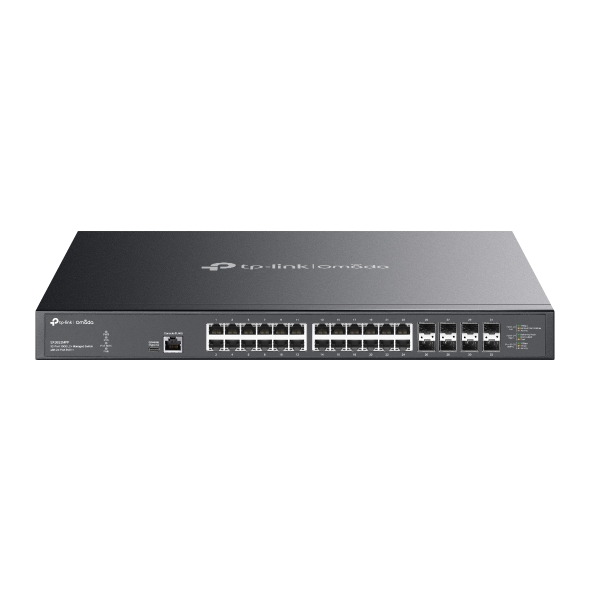 TP-LINK-SX3832MPP-TP-Link SX3832MPP Omada 32-Port 10GE L2+ Managed Switch with 24-Port PoE++