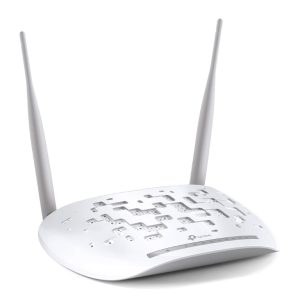 TP-LINK-TD-W9970-TP-Link TD-W9970 N300 Wireless VDSL ADSL Modem Router 300Mpbs @ 2.4GHz 4x100Mbps LAN 1xRJ11 2xAntenna
