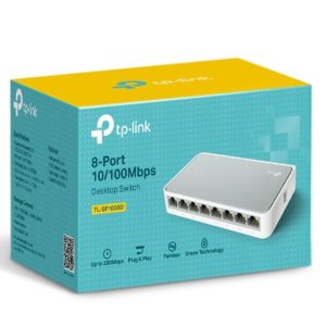 TP-LINK-TL-SF1008D-TP-Link TL-SF1008D 8-port 10/100M Desktop Switch