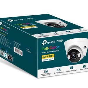TP-LINK-VIGI C450(2.8mm)-TP-Link VIGI 5MP C450(2.8mm) Full-Colour Turret Network Camera 2.8mm Lens