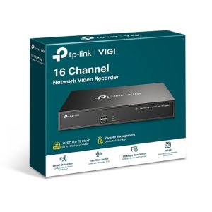 TP-LINK-VIGI NVR1016H-TP-Link VIGI NVR1016H 16 Channel Network Video Recorder