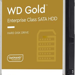 Western Digital-WD221KRYZ-Western Digital Gold 22TB 3.5" Enterprise Class SATA 6 Gb/s HDD 7200 RPM Cache Size 512MB 5-Year Limited Warranty