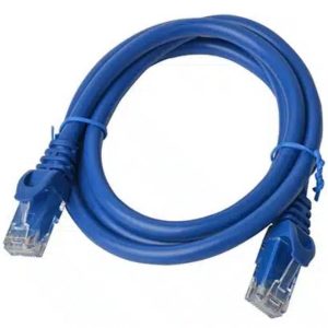 8ware-PL6A-1.5BLU-8Ware CAT6A Cable 1.5m - Blue Color RJ45 Ethernet Network LAN UTP Patch Cord Snagless