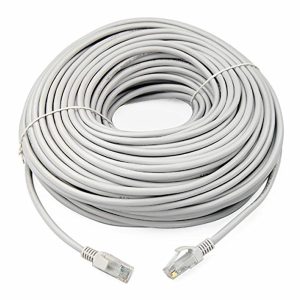 8ware-PL6A-50GRY-8Ware CAT6A Cable 50m - Grey Color RJ45 Ethernet Network LAN UTP Patch Cord Snagless