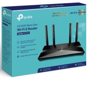 TP-LINK-Archer AX1500-TP-Link Archer AX1500 AX1500 Wi-Fi 6 Router (802.11ax) Router 4x Gigabit Ports (WIFI6)