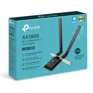 TP-LINK-Archer TX20E-TP-Link Archer TX20E AX1800 Wi-Fi 6 Bluetooth 5.2 PCIe Adapter