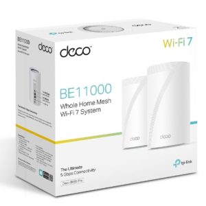 TP-LINK-Deco BE65 Pro(2-pack)-TP-Link Deco BE65 Pro(2-pack) BE11000 Whole Home Mesh WiFi 7 System