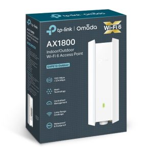 TP-LINK-EAP610-Outdoor-TP-Link EAP610-Outdoor Omada AX1800 Indoor/Outdoor WiFi 6 Access Point