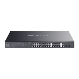 TP-LINK-ES228GMP-TP-Link ES228GMP Omada 28-Port Gigabit Easy Managed Switch with 24-Port PoE+