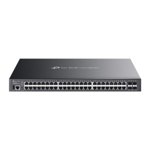 TP-LINK-SG5452XMPP-TP-Link SG5452XMPP Omada 48-Port Gigabit Stackable Lite L3 Managed PoE++ Switch with 4× 10G Slots
