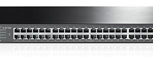 TP-LINK-TL-SF1048-TP-Link TL-SF1048 48-Port 10/100Mbps Rackmount Switch energy-efficient Supports MAC 19-inch rack-mountable steel case 100% Data filtering