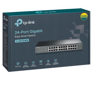 TP-LINK-TL-SG1024DE-TP-Link TL-SG1024DE 24-Port Gigabit Desktop/Rackmount Easy Smart Switch energy-efficient L2 Features Supports MAC 128xVLAN 48Gbps Switching Capacity
