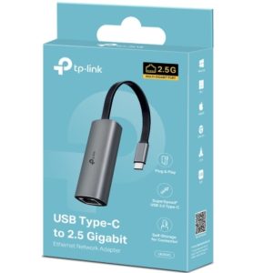 TP-LINK-UE302C-TP-Link UE302C USB Type-C to 2.5 Gigabit Ethernet Network Adapter