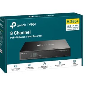 TP-LINK-VIGI NVR1008H-8P-TP-Link VIGI NVR1008H-8P 8 Channel PoE+ Network Video Recorder