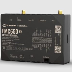 Teltonika-FMC650-Teltonika 4G LTE Cat 1 Tracker for Advanced Applications with High Capacity Backup Battery and External Antennas