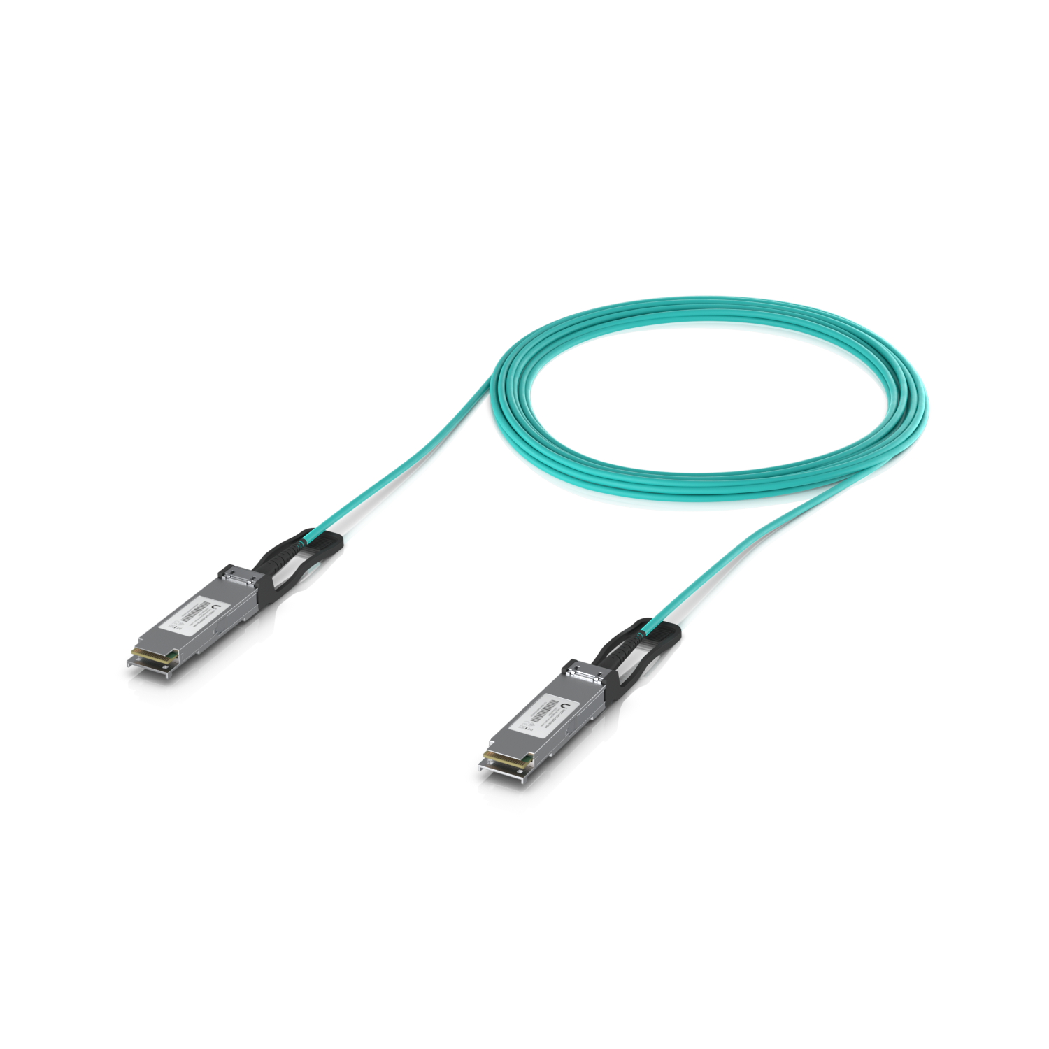 Ubiquiti | Ubiquiti  100G Long-Range Direct Attach Cable, 10M, Long-Range QSFP28 Direct Attach Cable With 100 Gbps Max Data Rate. | UACC-AOC-QSFP28-10M - Image 1