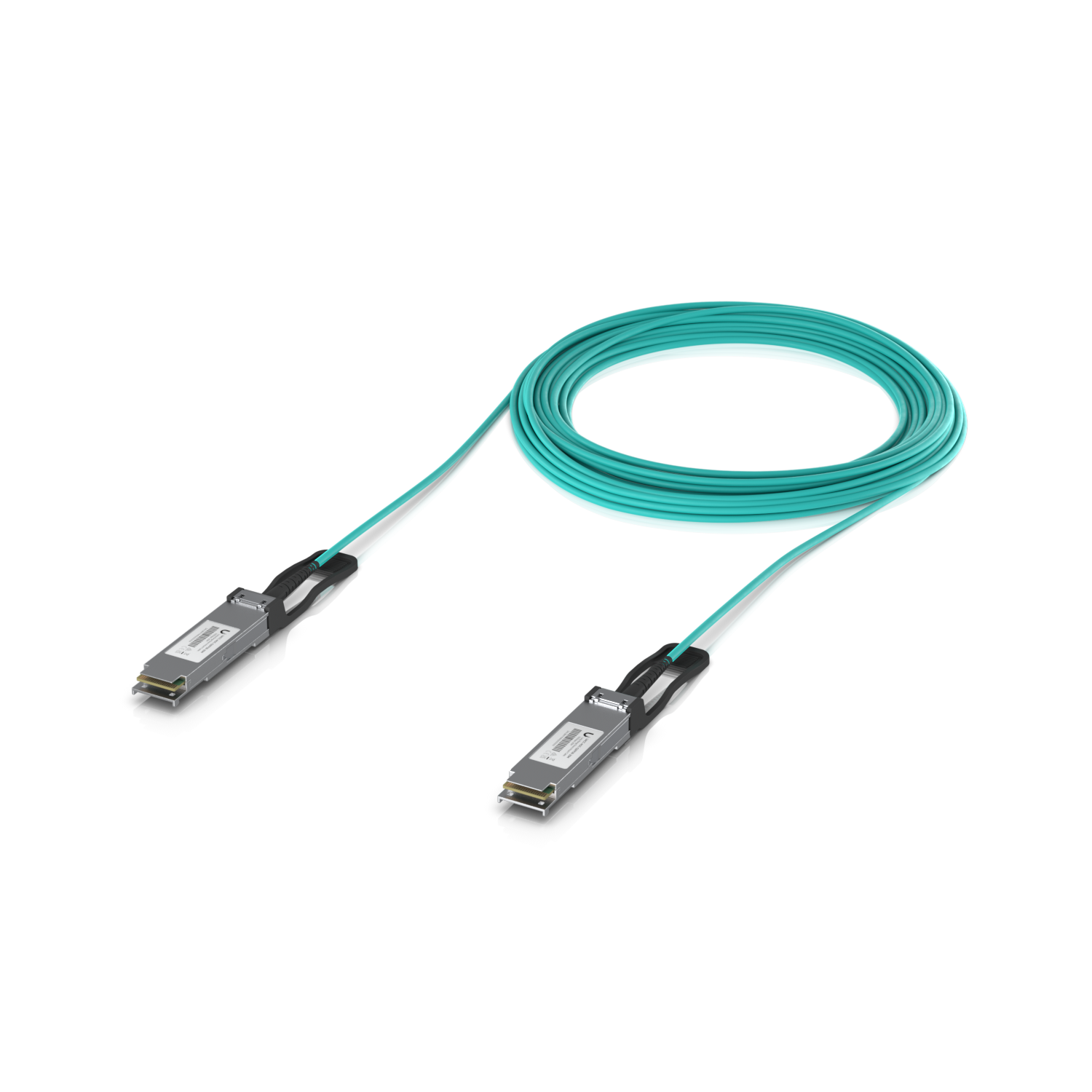 Ubiquiti | Ubiquiti  100G Long-Range Direct Attach Cable,20M, Long-Range QSFP28 Direct Attach Cable With 100 Gbps Max Data Rate. | UACC-AOC-QSFP28-20M - Image 1
