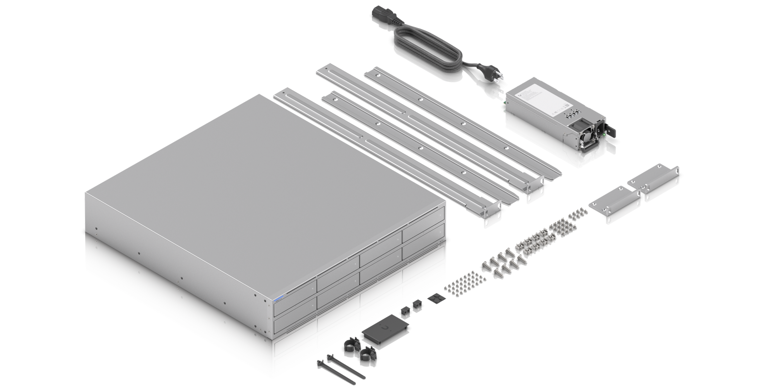 Ubiquiti | Ubiquiti UNAS Pro 8,2U Rack-Mount NAS,8 × 2.5/3.5