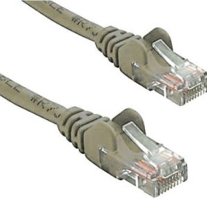 8ware-KO820U-3GRY-8ware CAT5e Cable 3m - Grey Color Premium RJ45 Ethernet Network LAN UTP Patch Cord 26AWG CU Jacket