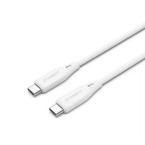 Cygnett-CY4694PCTYC-Cygnett Essentials USB-C to USB-C (2.0) Cable (2M) - White (CY4694PCTYC)