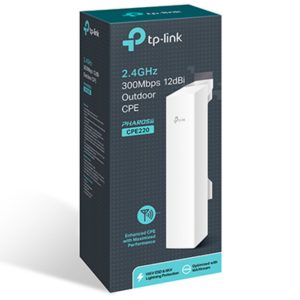 TP-LINK-CPE220-TP-Link CPE220 2.4GHz 300Mbps 12dBi Outdoor CPE AP.