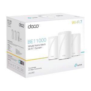 TP-LINK-Deco BE65(3-pack)-TP-Link Deco BE65(3-pack) BE11000 Whole Home Mesh Wi-Fi 7 System (WIFI7)