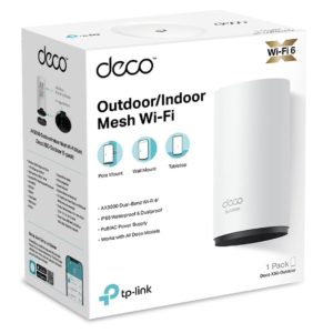 TP-LINK-Deco X50-Outdoor(1-pack)-TP-Link Deco X50-Outdoor(1-pack) AX3000 Outdoor / Indoor Whole Home Mesh WiFi 6 Unit