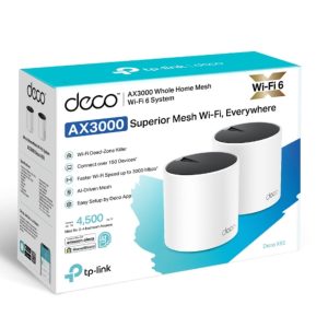 TP-LINK-Deco X55(2-pack)-TP-Link Deco X55(2-pack) AX3000 Whole Home Mesh WiFi 6 Router