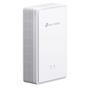 TP-LINK-EAP615GP-Wall-TP-Link EAP615GP-Wall Omada AX1800 Wi-Fi 6 Wall Plate GPON Access Point