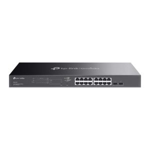 TP-LINK-SG2218P-TP-Link SG2218P JetStream 18-Port Gigabit Smart Switch