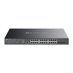TP-LINK-SG3428XPP-M2-TP-Link SG3428XPP-M2 Omada 24-Port 2.5GBASE-T and 4-Port 10GE SFP+ L2+ Managed Switch with 16-Port PoE+  8-Port PoE++