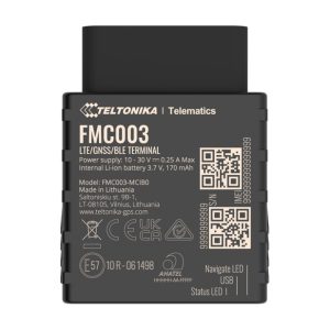 Teltonika-FMC003WMNJ01-Teltonika FMC003 Advanced Plug and Track Real-Time Tracking Terminal with GNSS