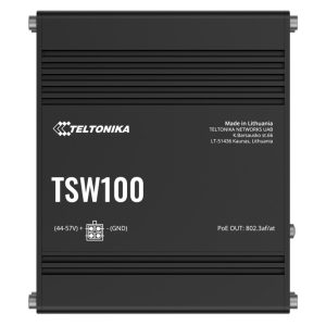 Teltonika-TSW100010020-Teltonika TSW100 Industrial POE+ Ethernet Switch