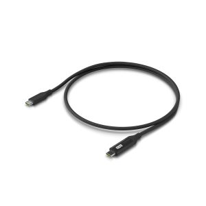 Ubiquiti-UACC-Cable-USB-100W-0.3M-BK-Ubiquiti USB-C Cable with Charge Display