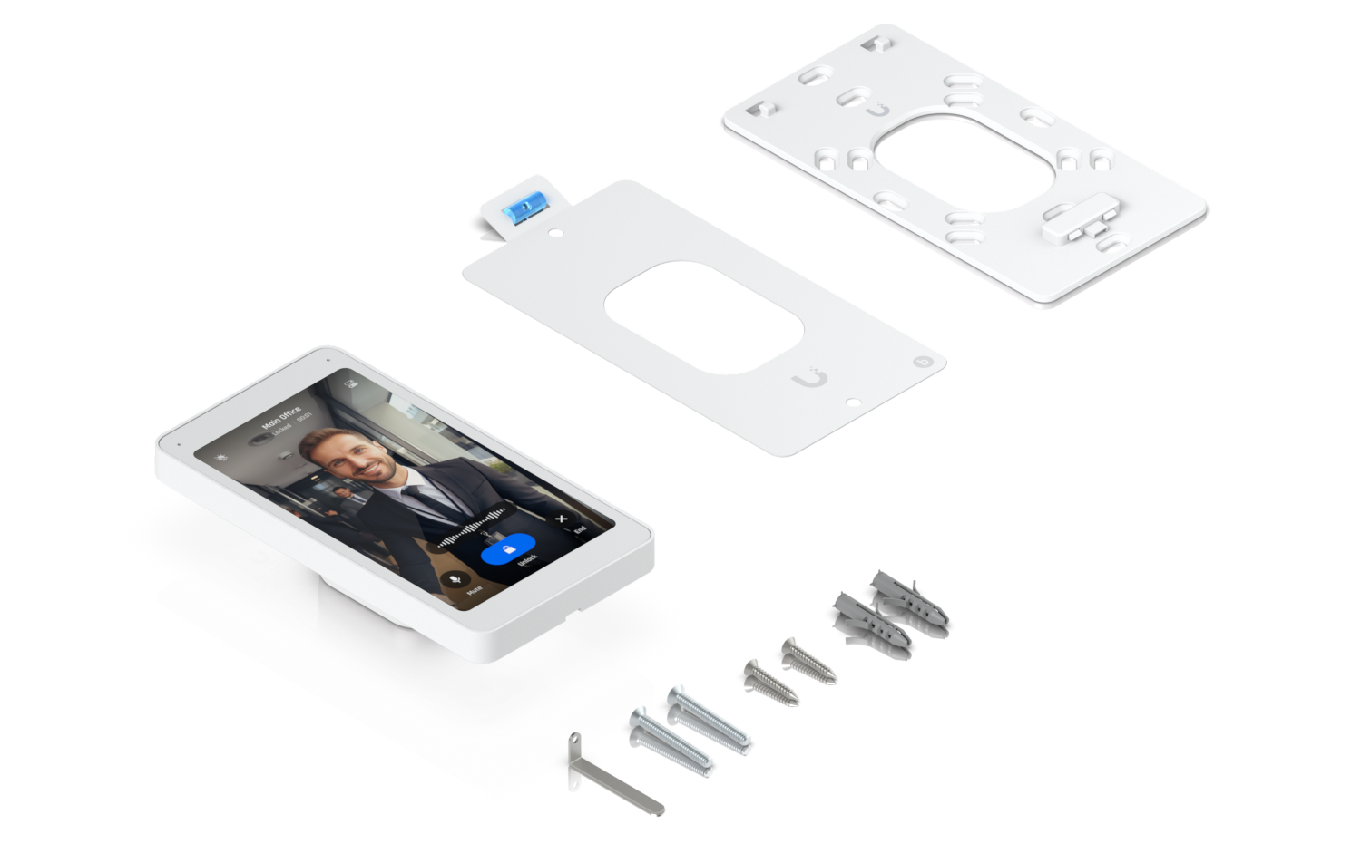 Ubiquiti | Ubiquiti  Intercom Viewer, Display That Works With Intercom,Reader Pro, Visitor Screening, Remote Access Control. | UA-Intercom-Viewer-3 - Image 2