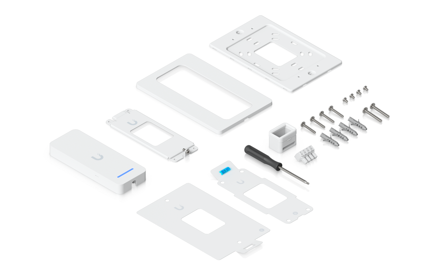 Ubiquiti | Ubiquiti Retrofit Reader, Indoor/Outdoor OSDP Reader, NFC Card, Touch Pass Support, Compatible With UniFi Retrofit Hub Existing Cabling. | UA-Retrofit-Reader-W - Image 2