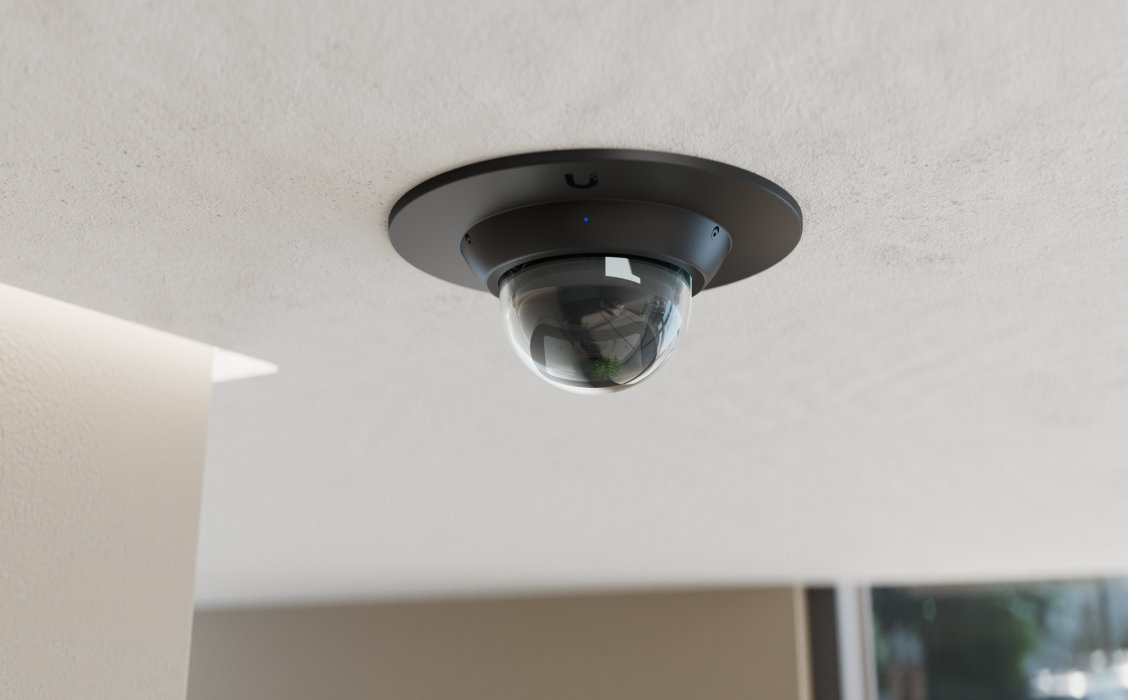 Ubiquiti | Ubiquiti AI Dome Camera Flush Mount, Black, Dome Camera Mounting Accessory, Recessed Installation Into Wall, Ceiling. | UACC-Dome-FM-B - Image 3